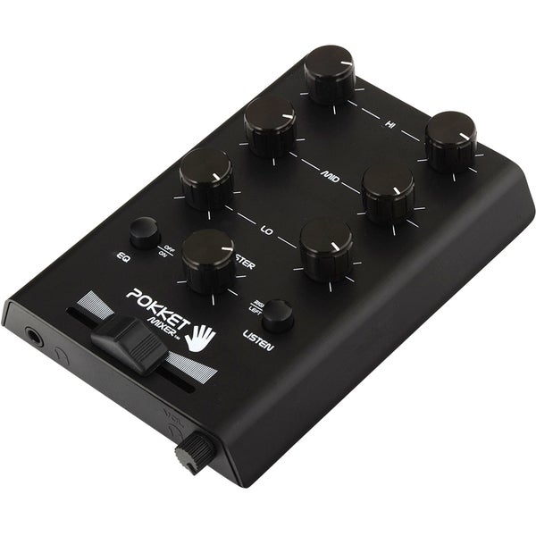 Pokket Pokketmixer DJ mixer zwart