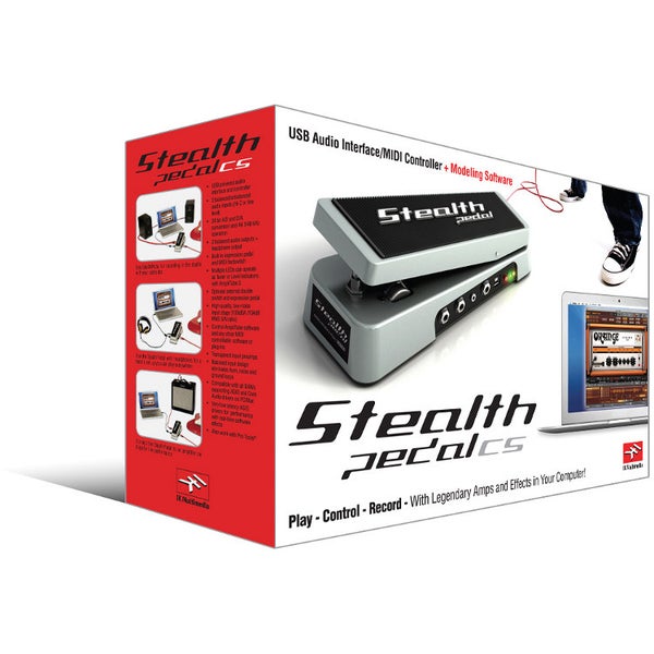 IK Multimedia StealthPedal CS gitaar USB-interface en controller