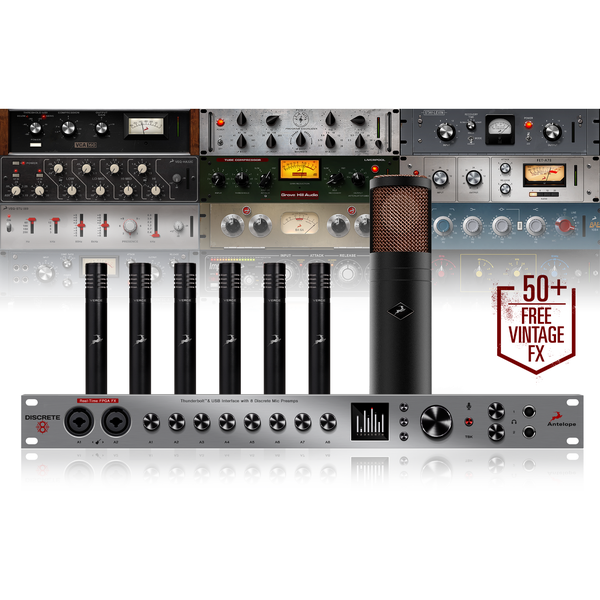Antelope Audio Discrete 8 & Verge & Edge Mics Studiobundel