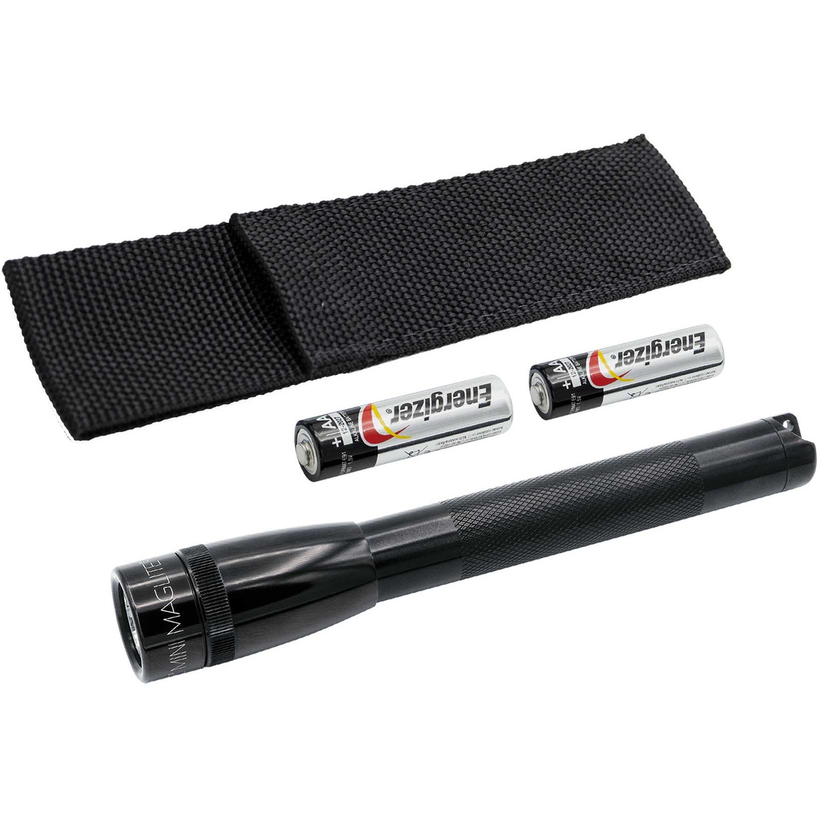 Maglite Mini 2-Cell AA LED Holster Black (Blister) zaklamp, incl. batterijen