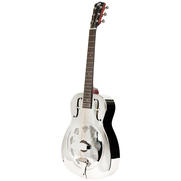 Recording King MG10 RM-998R metalen resonator gitaar chroom