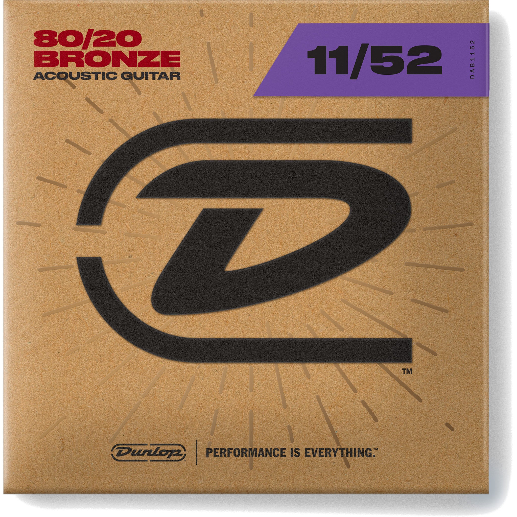 Dunlop DAB1152 strängset till akustisk westerngitarr