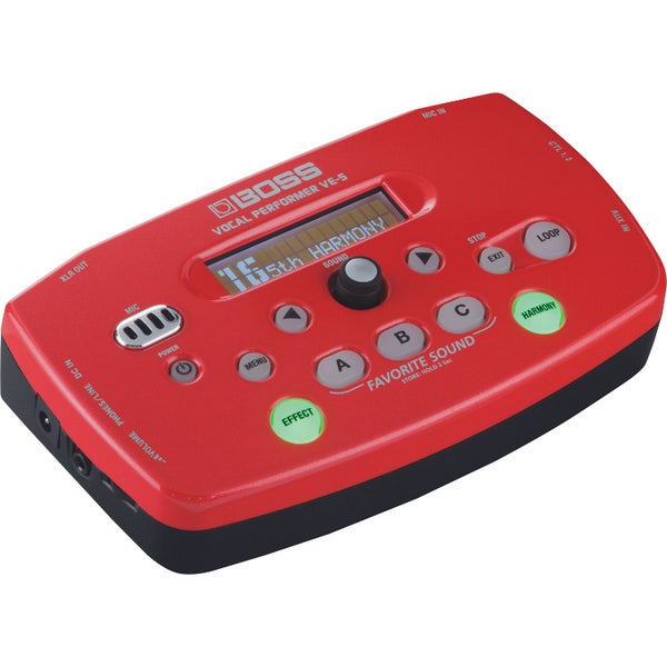 Boss VE-5-RD Vocal Performer vocal effectprocessor rood