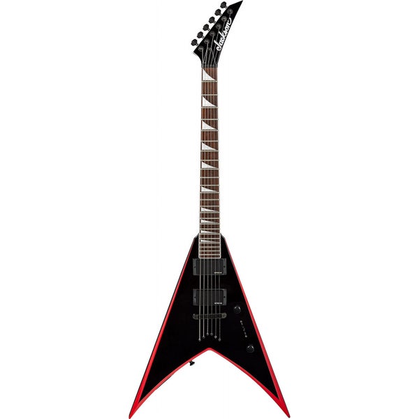 Jackson KVXT King V elektrische gitaar zwart rode randen