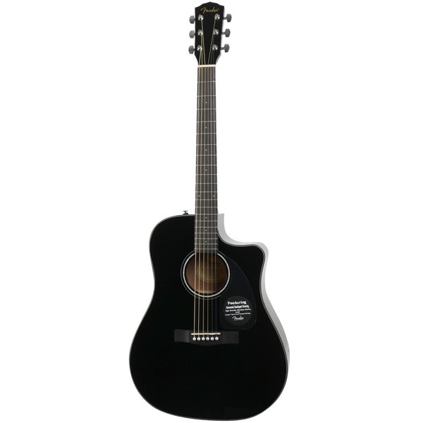Fender CD-60CE BK elektrisch-akoestische westerngitaar zwart