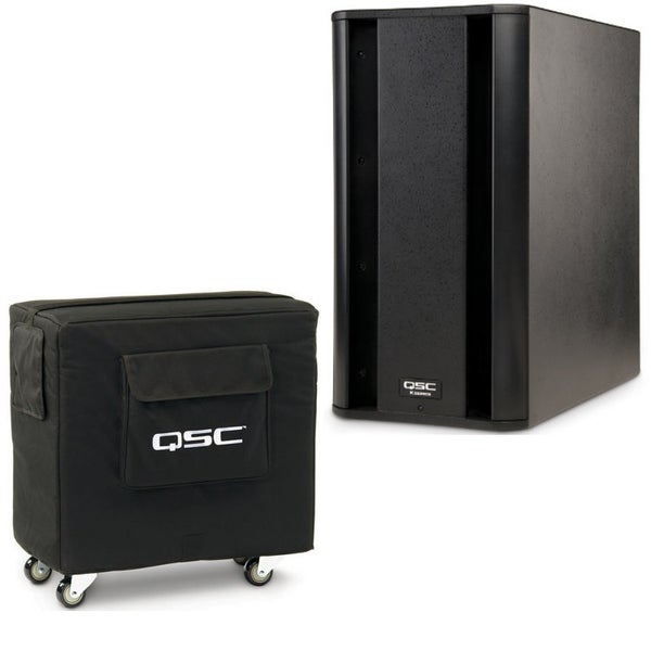 QSC KSUB 1000W actieve subwoofer + beschermhoes