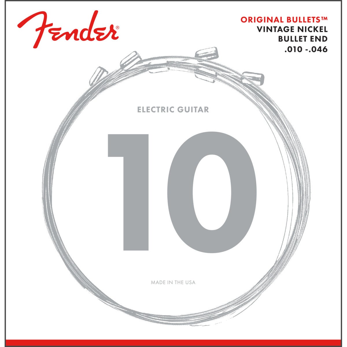 Fender 3150R Original Bullets Pure Nickel strängset standard