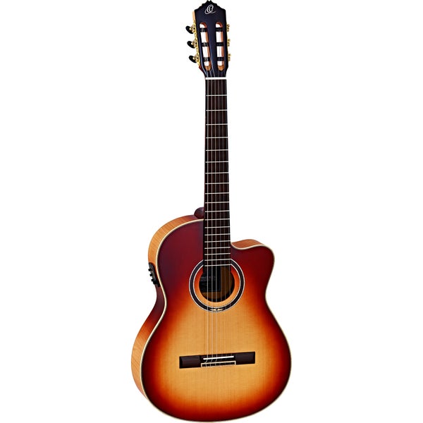 Ortega The Private Room Honey Suite C/E Honey Burst met gigbag