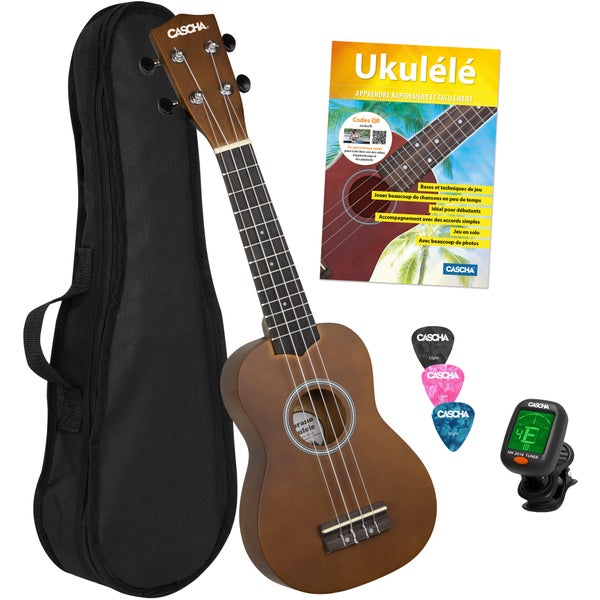 Cascha HH 3956 FR sopraan ukelele starter set