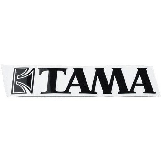 Tama TLS100BK logo sticker zwart 50 x 230 mm