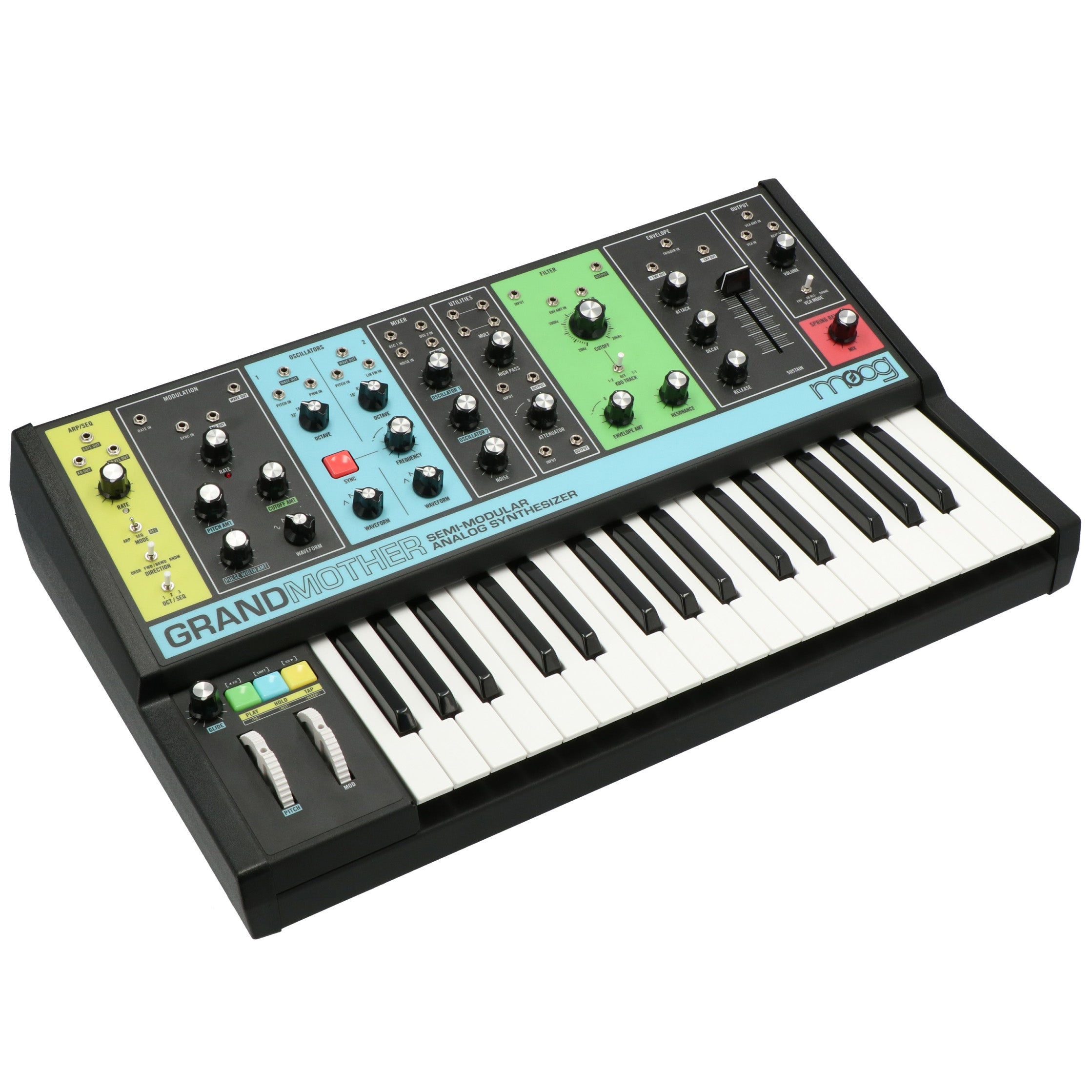 Moog Grandmother semi-modulaire analoge synthesizer