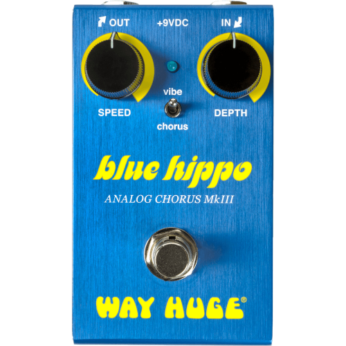 Way Huge WM61 Smalls Blue Hippo Analogue Chorus Effect Pedal
