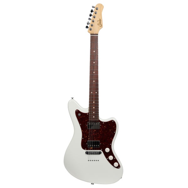 Suhr Classic JM Olympic White met gigbag