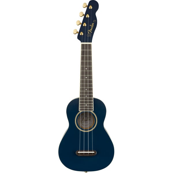 Fender Grace VanderWaal Moonlight Navy Blue sopraan ukelele
