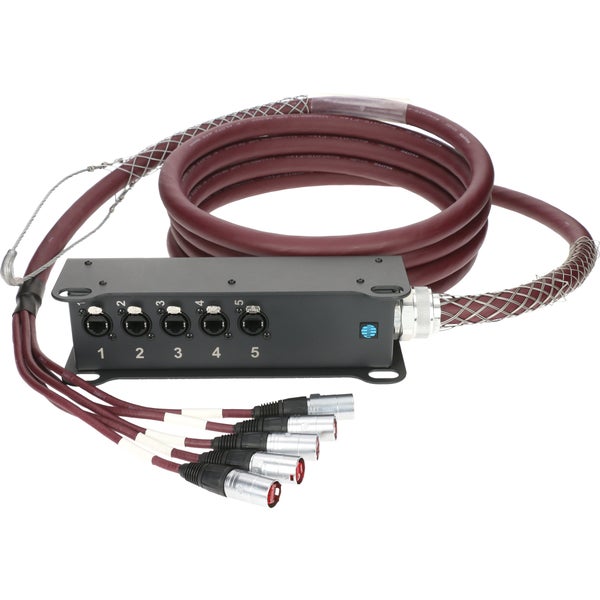 Klotz RC-EBE250V RamCAT 5-voudig netwerk multicore systeem 25m