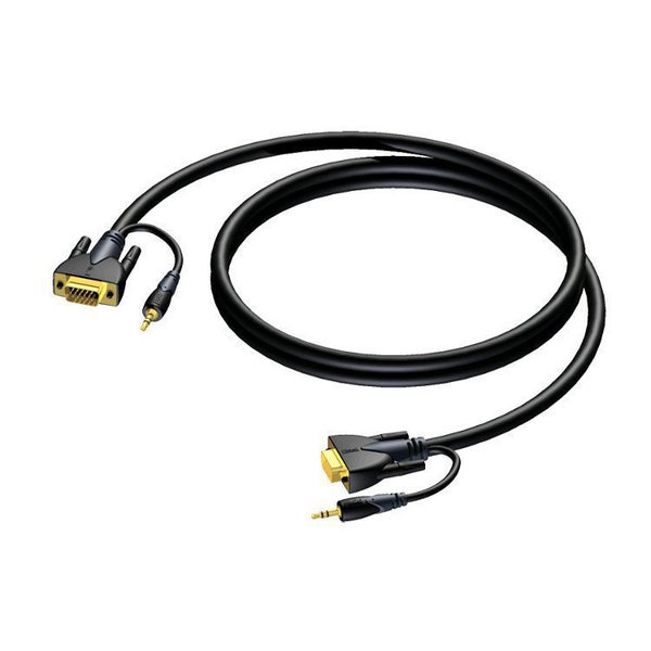Procab CLV115 Classic SVGA-mini-jack - SVGA-mini-jack 3m