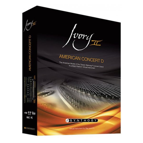 Synthogy Ivory II American Concert D software plug-in (download)