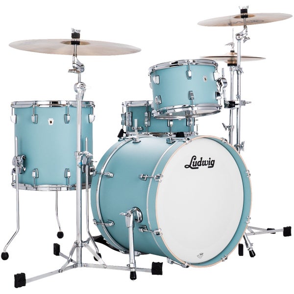 Ludwig LN24023TX3R NeuSonic Downbeat 3-delige shellset Skyline Blue