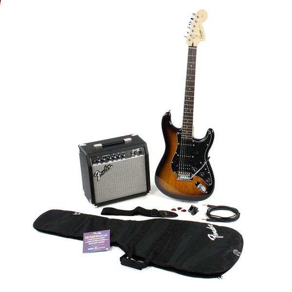 Squier Affinity Strat HSS Fender Frontman 15G Brown SB