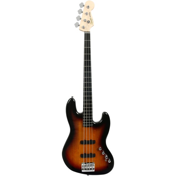 Squier Deluxe Jazz Bass IV Active 3-Color Sunburst EB