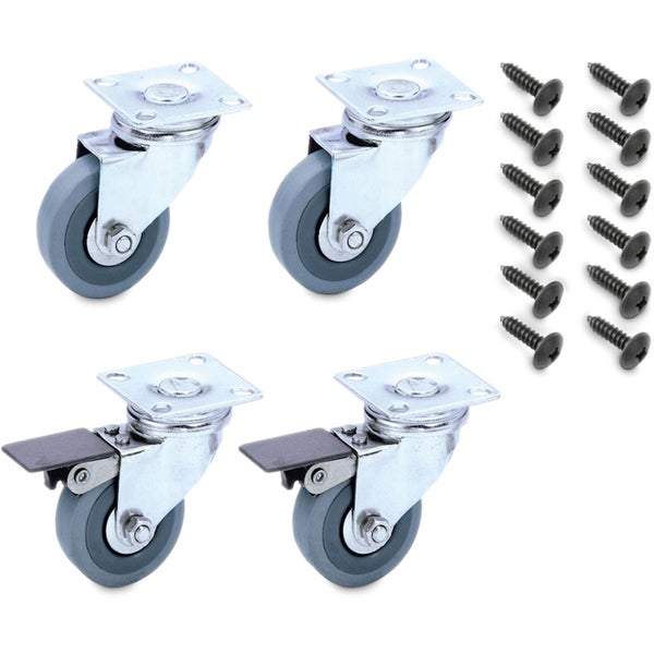 Palmer CAB CASTORS zwenkwieltjes voor speakerkast (4 stuks)
