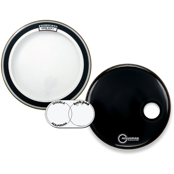 Aquarian SKP22BK SuperKick I + Regulator vellenset 22 inch