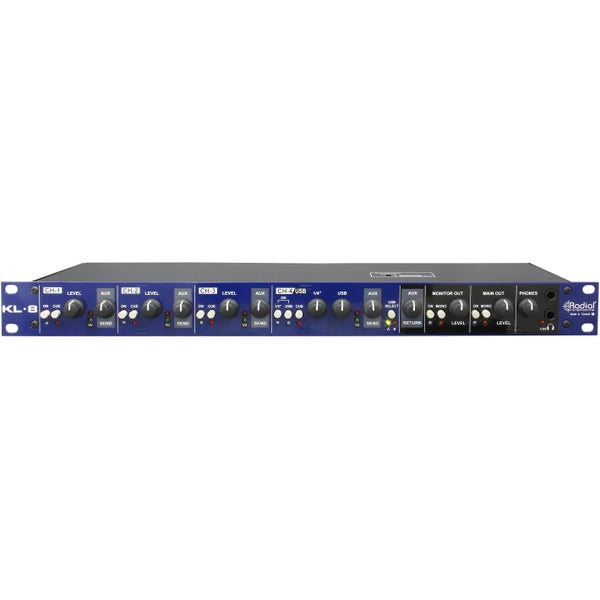 Radial KL-8 keyboard rackmixer