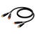Procab REF800 2x RCA male - 2x RCA male 1.00 meter