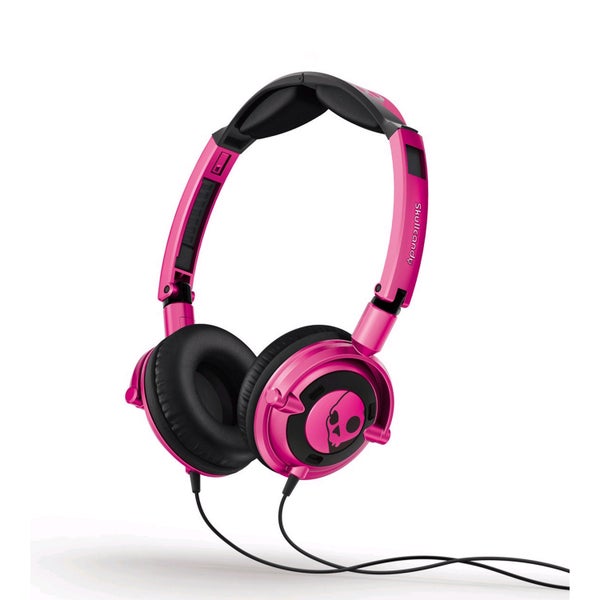 Skullcandy Lowrider 2.0 hoofdtelefoon roze met microfoon