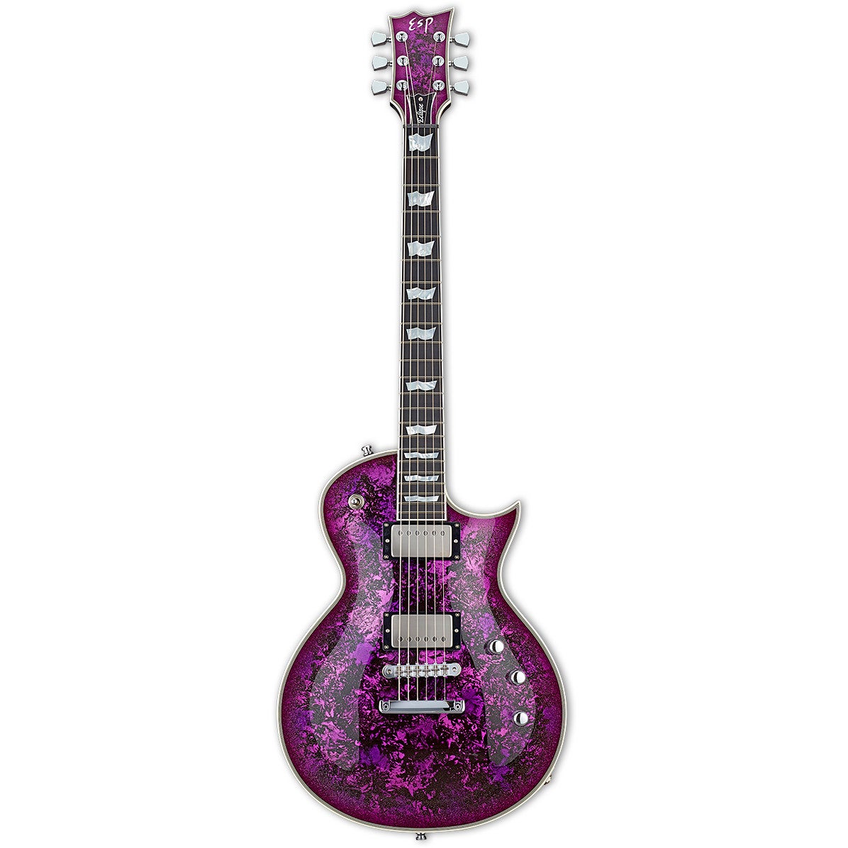ESP Original Series Eclipse Custom Purple Peel med fodral