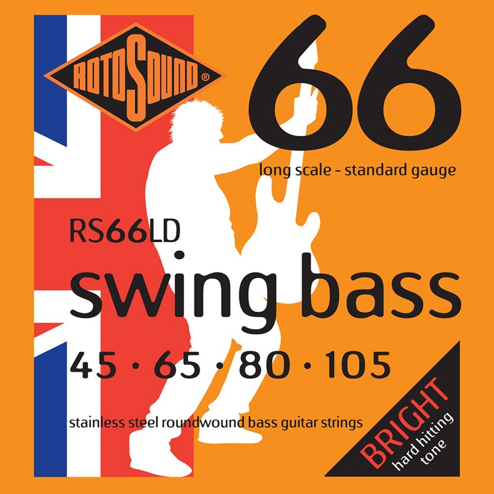 Rotosound 66LD Swing Bass 66 set med bassträngar 45 - 105