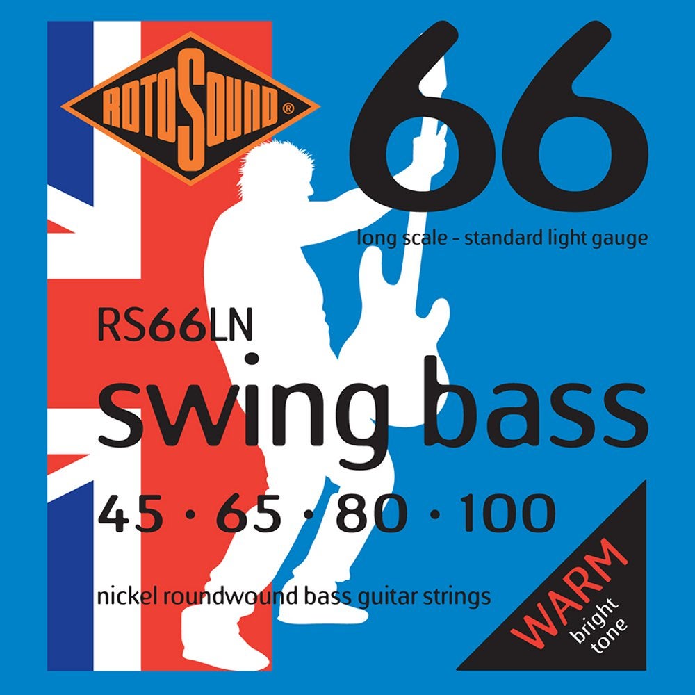 Rotosound 66LN Swing Bass 66 set bassträngar 45 - 100 nickel