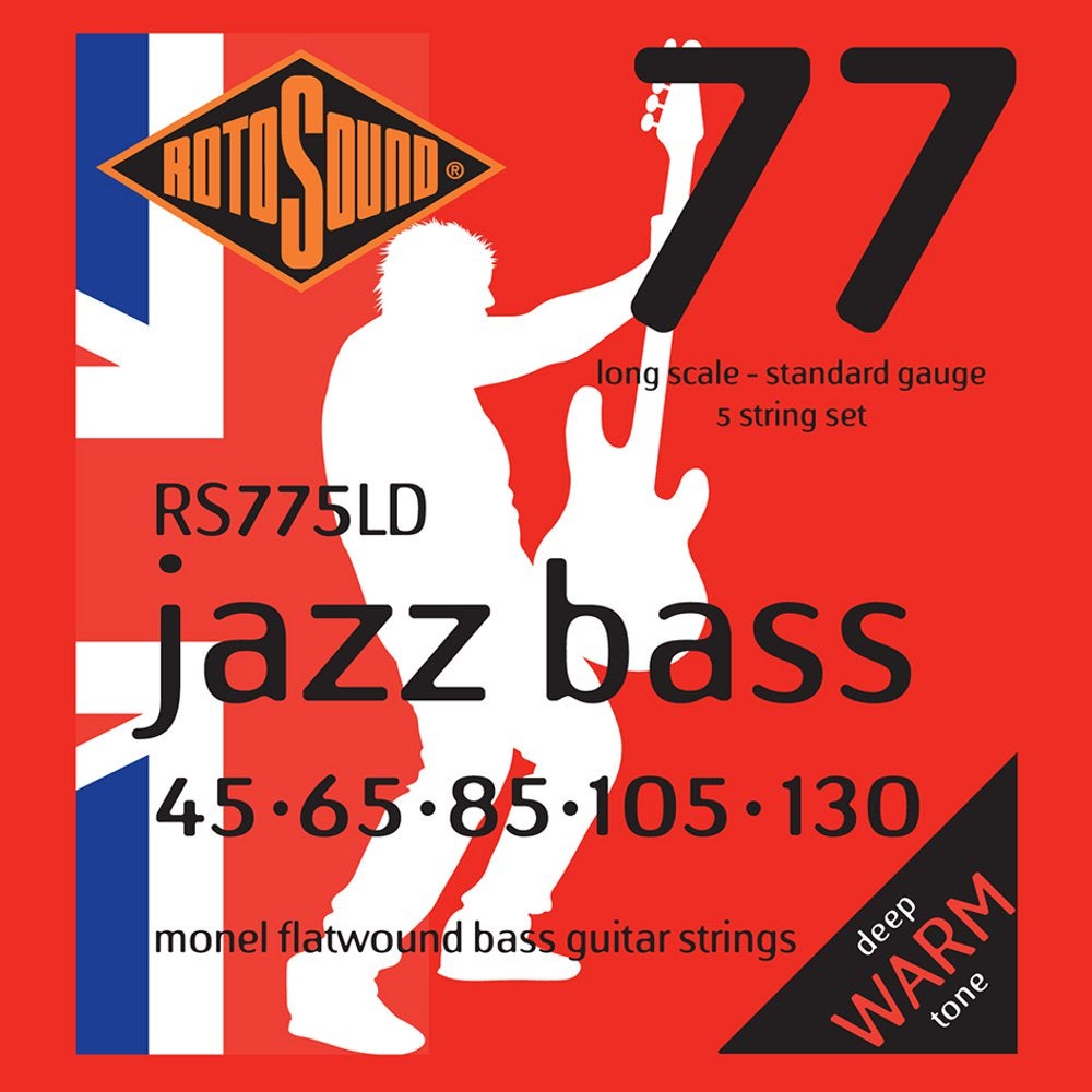 Rotosound 775LD Jazz Bass 77 set bassträngar 45 - 130