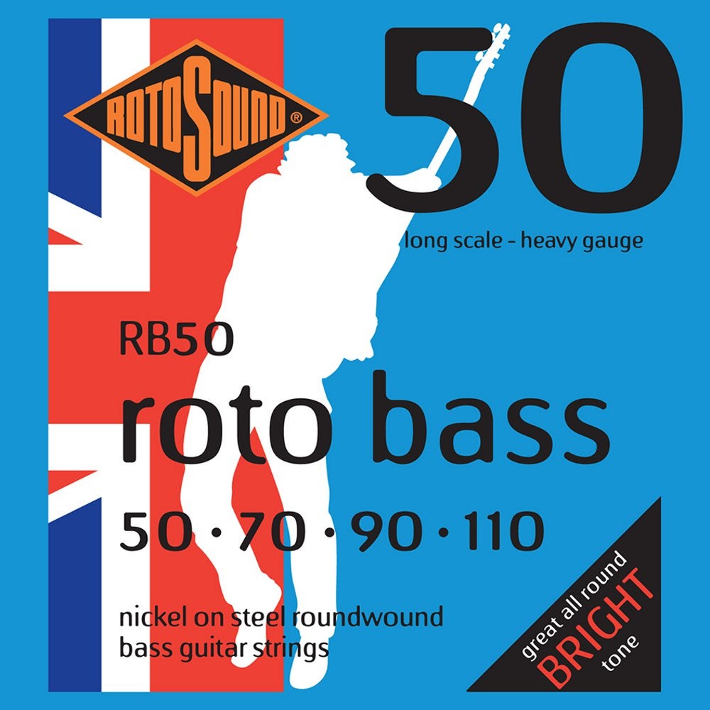 Rotosound RB50 Swing Bass 50 set bassträngar 110 - 130 nickel