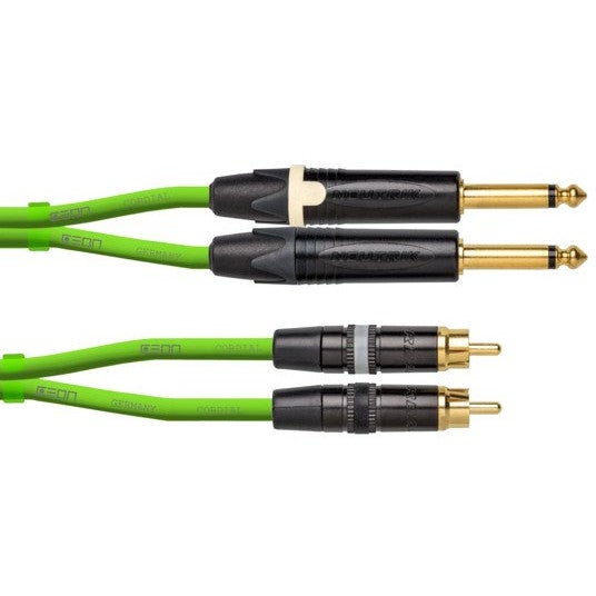 Cordial CEON DJ Plug RCA 3 G 6.3 mm TS jack - RCA kabelset