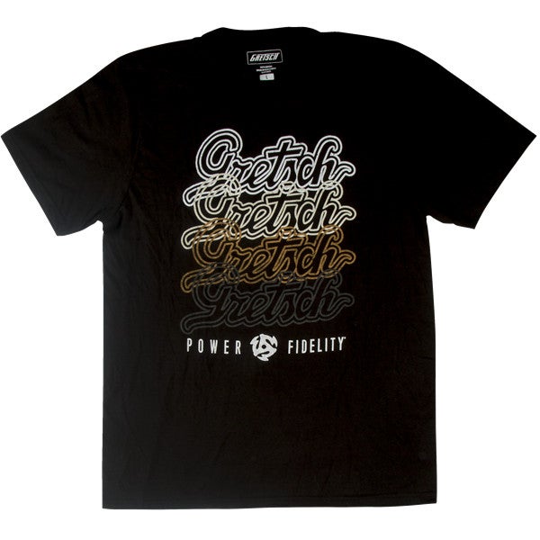 Gretsch Script Logo T-shirt Black maat M