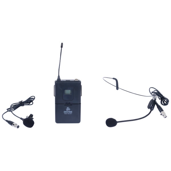 Devine WMD-168MKII-B bodypack kit met headset microfoon