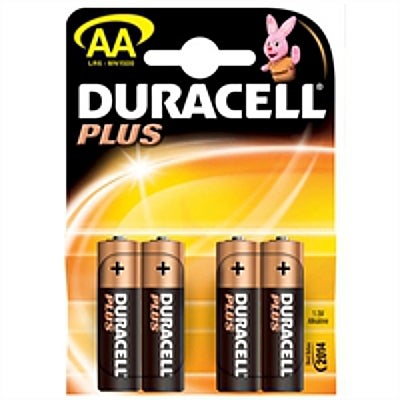 Duracell Plus Alkaline AA penlite 4x