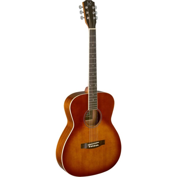 J.N Guitars Bessie BES-A Dark Cherry Burst westerngitaar