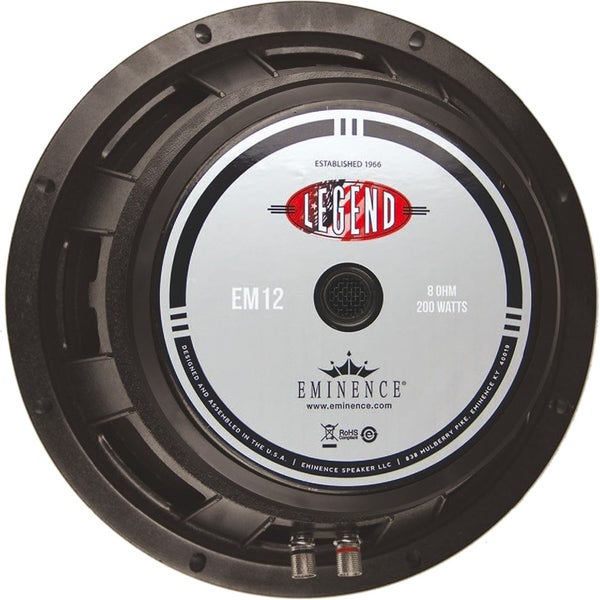 Eminence Legend EM12 12 inch speaker 200W 8 Ohm