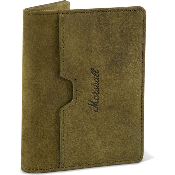 Marshall Lifestyle Suedehead Olive Leather portemonnee
