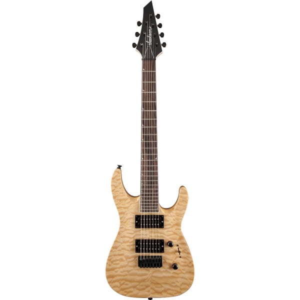 Jackson JS32-7Q Dinky 7-snarige maple top gitaar
