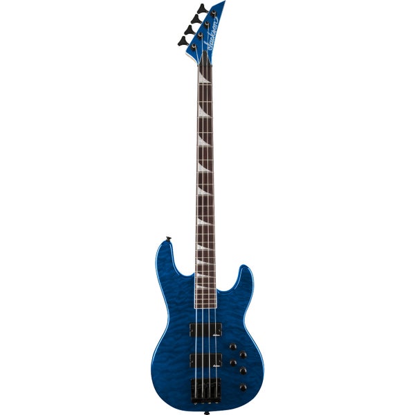 Jackson JS3QM Concert Bass elektrische basgitaar blauw