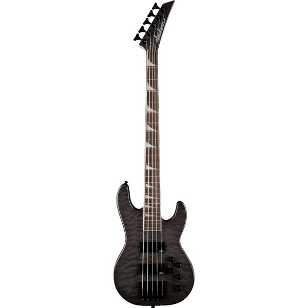 Jackson JS3VQM Concert Bass Transparent Black 5-snarig