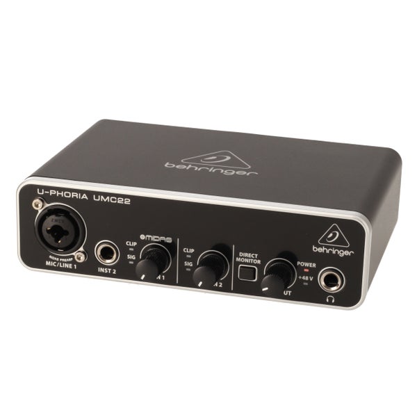 Behringer U-PHORIA UMC22 audio interface