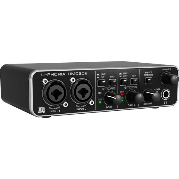 Behringer U-Phoria UMC202 USB audio interface