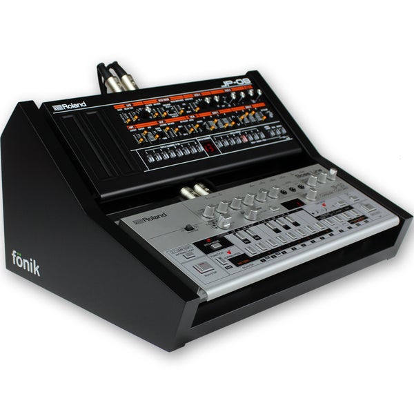 Fonik Audio Innovations zwart statief voor 2x Roland Boutique