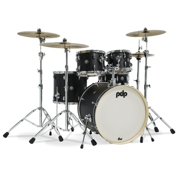 PDP Drums PDST2015BK Spectrum Ebony Satin 5-delige shellset