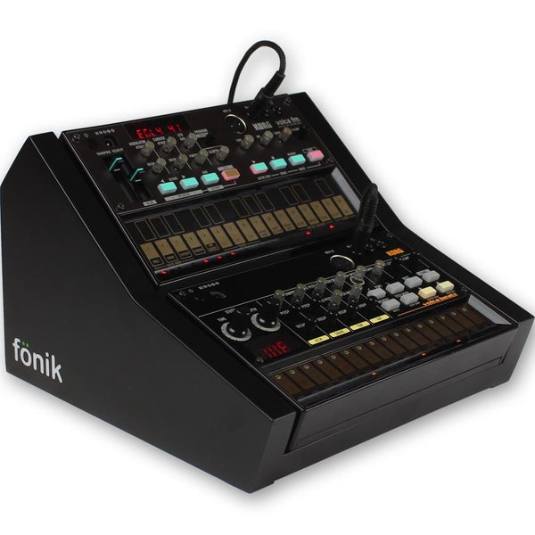 Fonik Audio Innovations zwart voor 2x Korg Volca