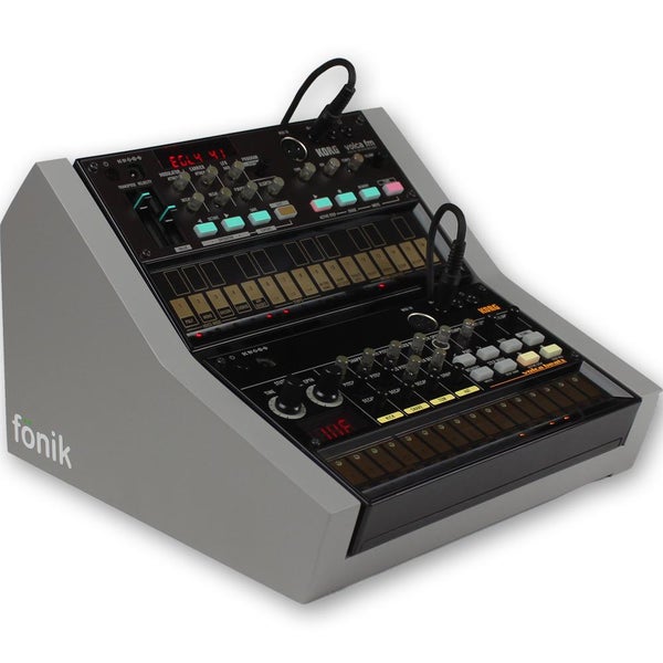 Fonik Audio Innovations grijs voor 2x Korg Volca